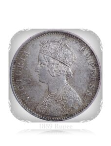 1889 1 Rupee British india Queen Victoria Empress Coin Best Buy Online 1