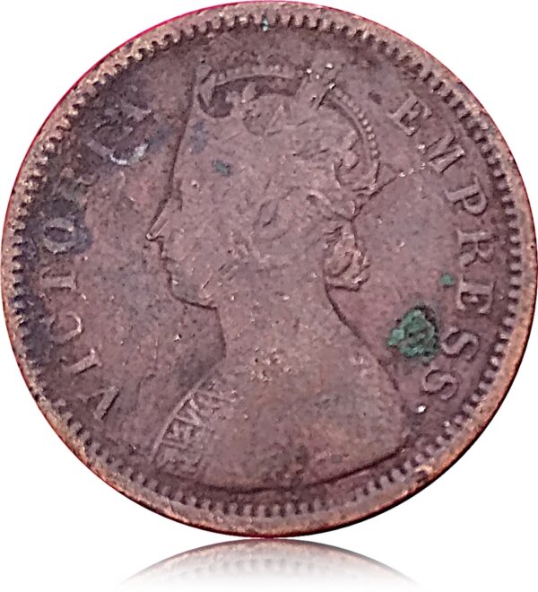 1889 Half Pice Queen Victoria Empress - Rare Worth Collecting Coin on Value - Image 3