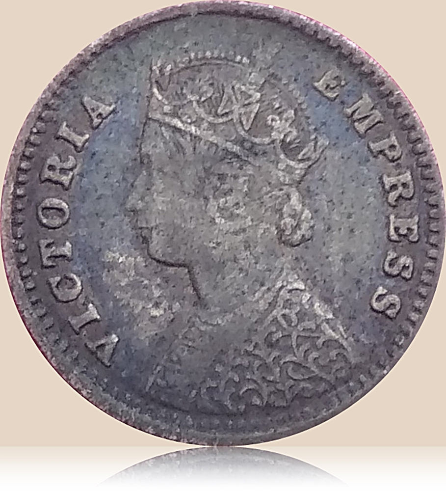 1898 Two Annas British India Victoria Empress - Best Buy 2 1898 Two Annas British India Victoria Empress - Best Buy - Image 2