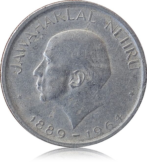 1964 50 paise Jawaharlal Nehru Coin Calcutta Mint English Legend Worth Collecting Best online Valu - Image 2