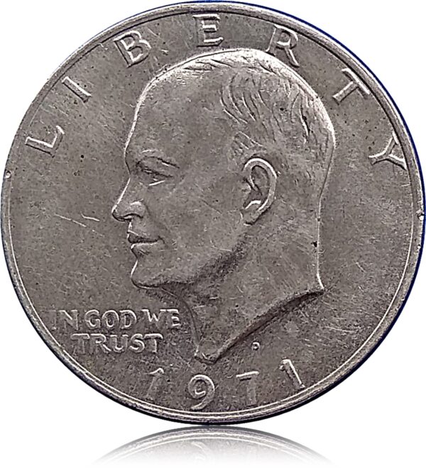 Eisenhower 1 dollar rare 1971 D- Best Buy - Image 2