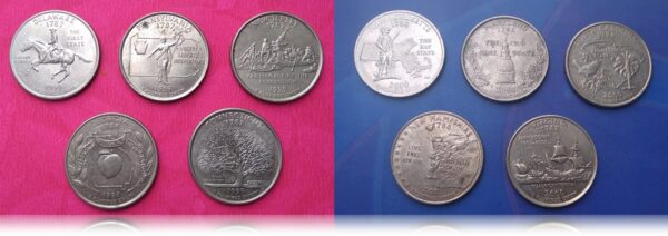 1999 to 2008 50 Coins set - Full Boogie USA Quarter Dollar - Royal Collection - Best Found - Heart Full Collection Rich - Image 6