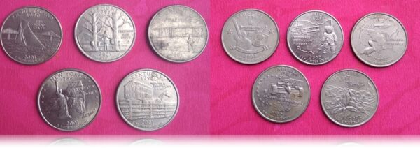 1999 to 2008 50 Coins set - Full Boogie USA Quarter Dollar - Royal Collection - Best Found - Heart Full Collection Rich - Image 5