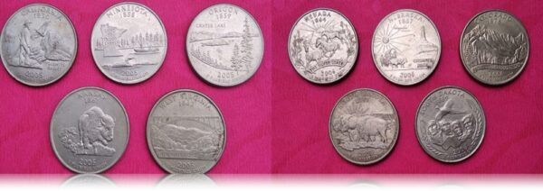 1999 to 2008 50 Coins set - Full Boogie USA Quarter Dollar - Royal Collection - Best Found - Heart Full Collection Rich - Image 3