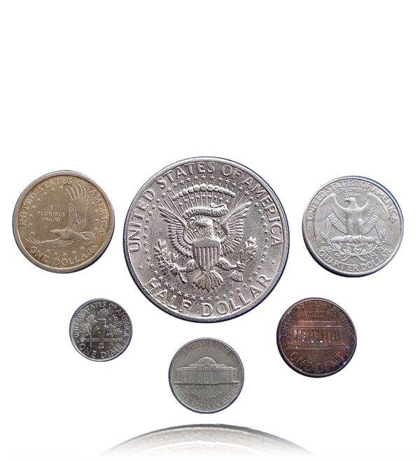USA Full Set of Currency Coins - 6 Coins Lot - Image 2