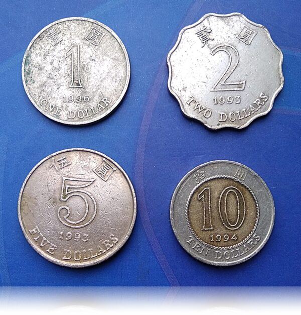 1 2 5 10 Hong Kong Dollar Classic Coin Collection Best Buy Online - Worth - Image 2