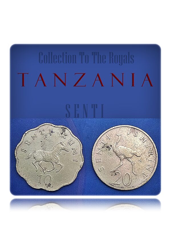 Tanzania 10 & 20 senti coin set rare years high grade coin