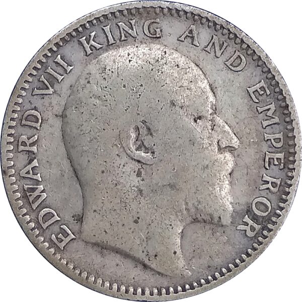 1910 1/2 Half Rupee King Edward VII - Rich Collection All time worth - Image 2
