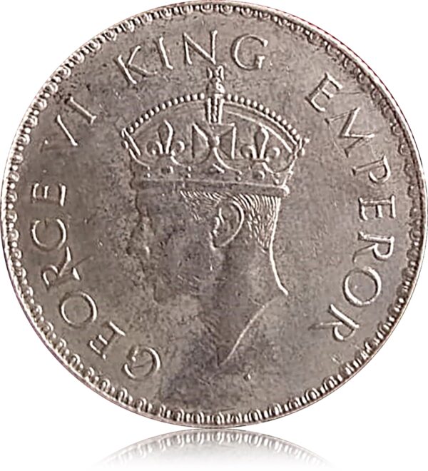 1938 1 Rupee British India King George VI NGS Certified Bombay Mint-Dot less  Worth Buy - Image 2