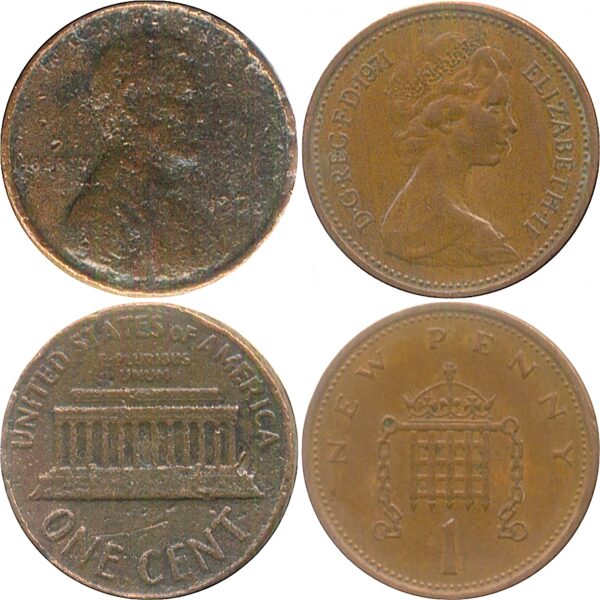 1971 rare Old Coins of King & Queen Cent & Penny Coin - Best Buy - Image 2