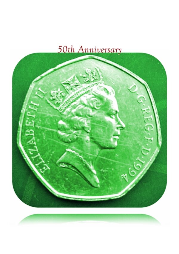 1994 50 pence commemorative coin 50th Anniversary of the D-Day Landings Very rare United Kingdom