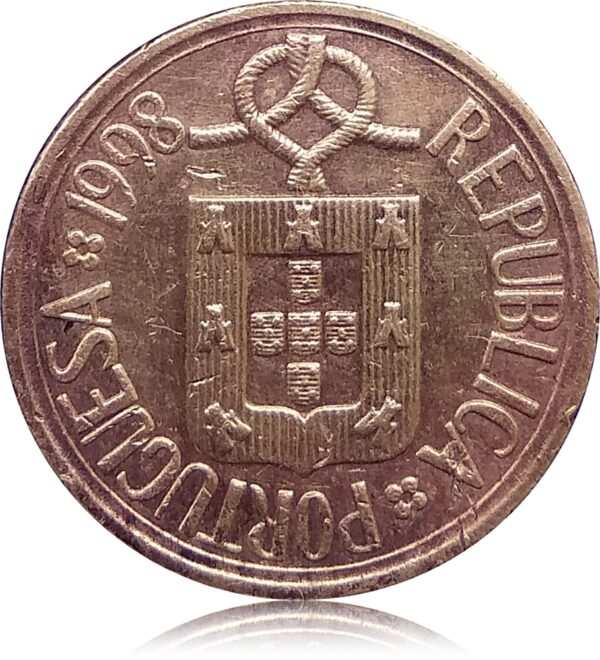 Portugal 5 Escudos coin 1998 high grade rare coin - Image 3