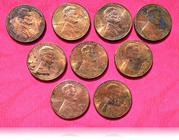 USA ONE CENT ONLINE COLLECTOR'S CHOICE & BEST VALUE 9 COINS - Image 2