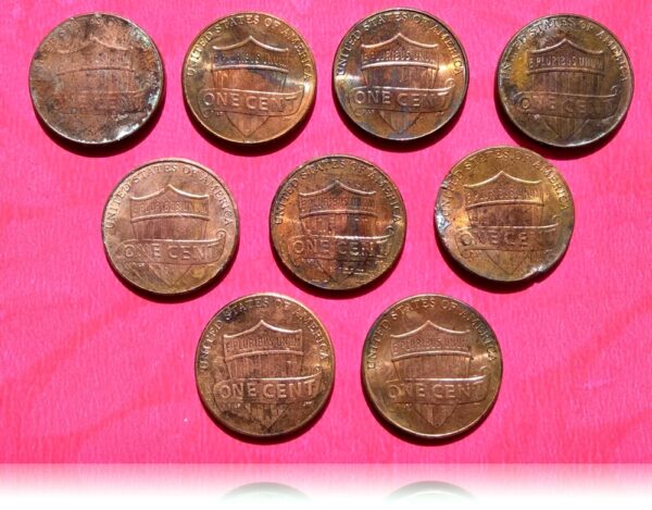 USA ONE CENT ONLINE COLLECTOR'S CHOICE & BEST VALUE 9 COINS - Image 3