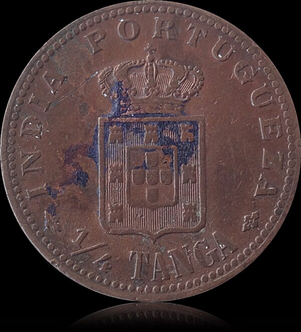 1903 Quarter Tanga India Portugueza Carlos - Collector's Choice - Image 3
