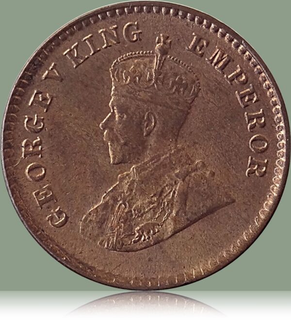1928 1 By 12 Anna King George V AUNC Class Coin - Worth Buy - Image 2