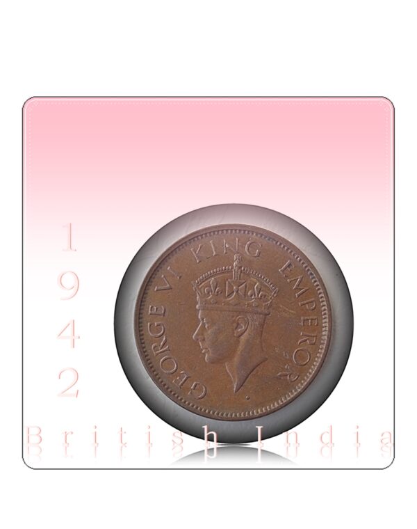 1942 1/4 Quarter Anna King George VI British India Bombay Mint - Best Buy