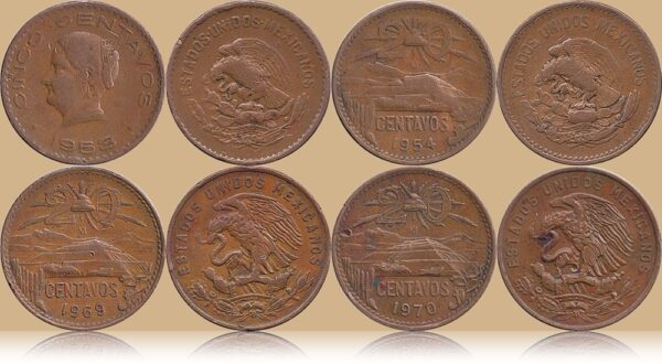 1953 1954 1969 1970 Centavos Coin Collection - Best buy online value - Image 2