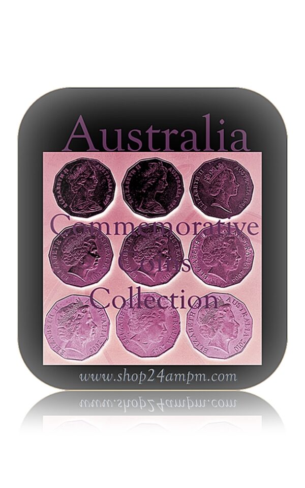 Australia 50 Cents commemorative coins set of 9 lot Very rare and Hard collection