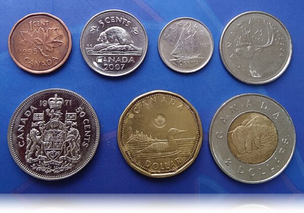 CANADA full set currency coins 7 lot - Extremely rare collection - Image 2