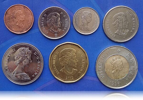 CANADA full set currency coins 7 lot - Extremely rare collection - Image 3