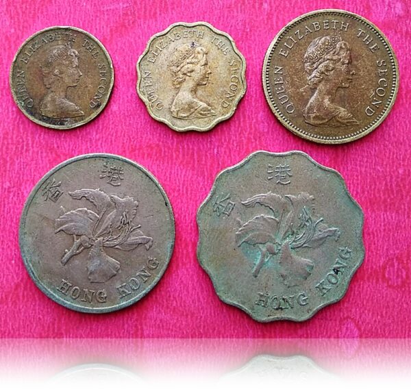 Hongkong rare 5 combo 10,20,50 cents 1,2 dollars Coins - Best Buy - Image 3