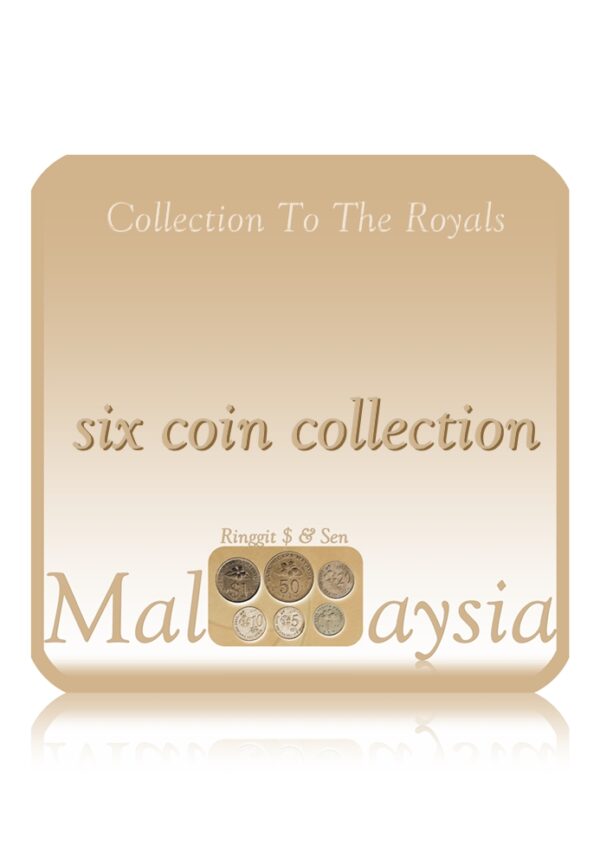 Malaysia Sen 1,5,10,20,50 sen and 1 Ringgit Dollar full set currency coins