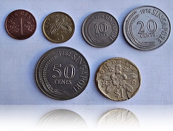 Singapore full set of currency coins 6 lot rare years - Best Buy - Image 2