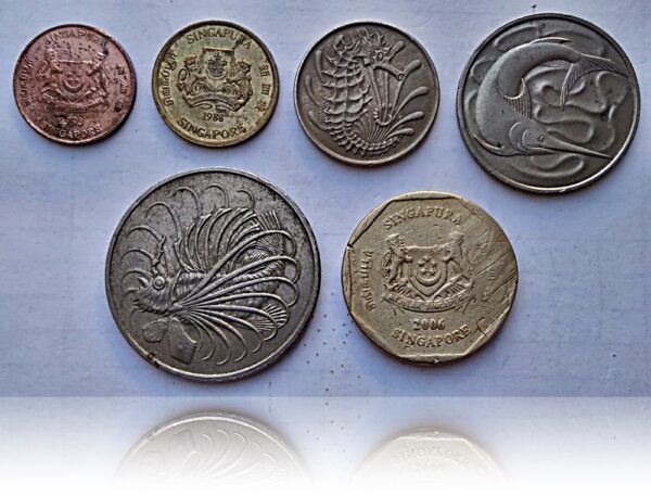 Singapore full set of currency coins 6 lot rare years - Best Buy - Image 3