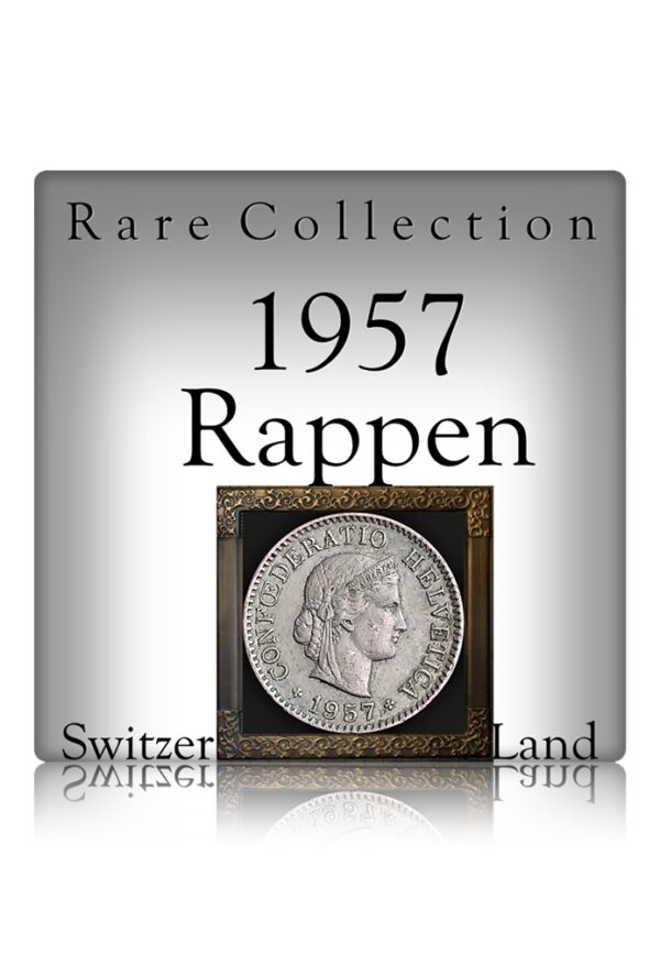 Very extremely rare Switzerland 5 rappen coin 1957 with high grade - Best Buy