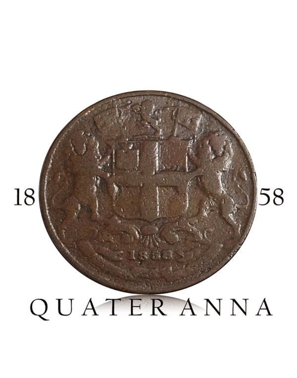 1858 1/4 Quarter Anna East India Company - Best Buy