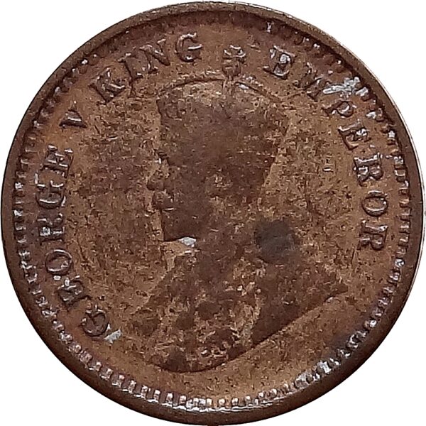 1917 1/12 Anna British India King George V - Worth Buy - Image 2