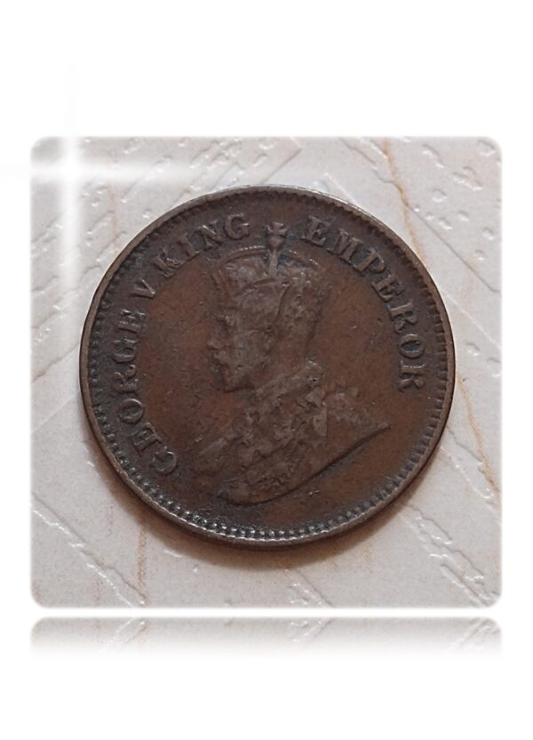 1932 1/2 Half Pice British India King George V - Worth Buy