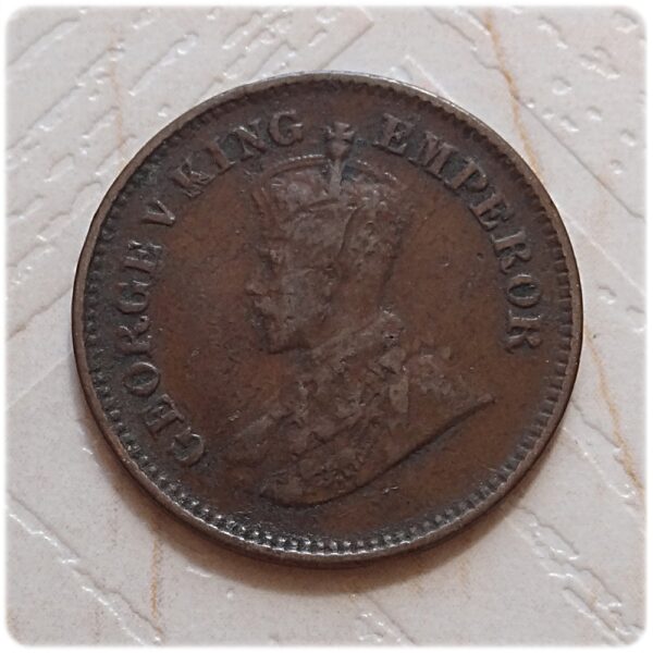 1932 1/2 Half Pice British India King George V - Worth Buy - Image 2