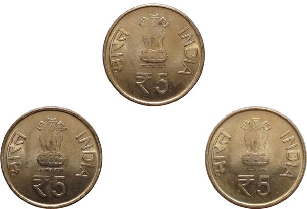 2013 5 Rupee Coins Acharya Tulsi Birth Centenary- Worth Coin - Image 3
