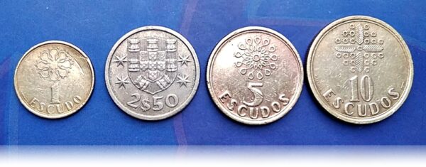 Escudo Republic of Portuguese coins set 1, 2.5, 5,10 hard to Collect - Worth Collecting - Image 2