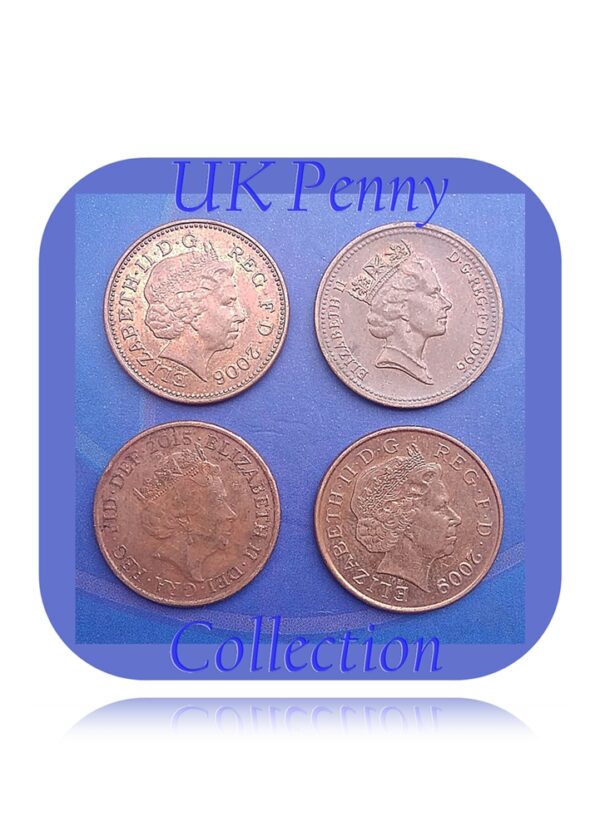 UK one penny 4 different years best buy online