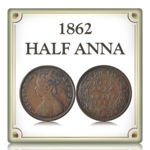 1862 Half Anna Victoria Queen