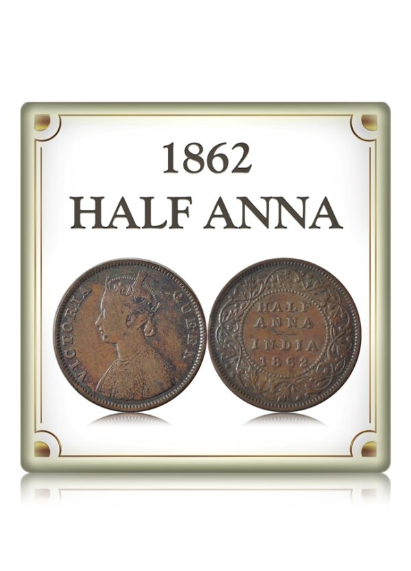 1862 Half Anna Victoria Queen