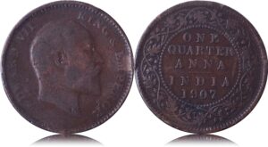 1907 Quarter Anna King Edward VII