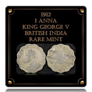 1912 1 Anna King George V British India Rare Mint