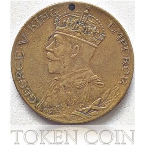 1919 King George V Token Coin