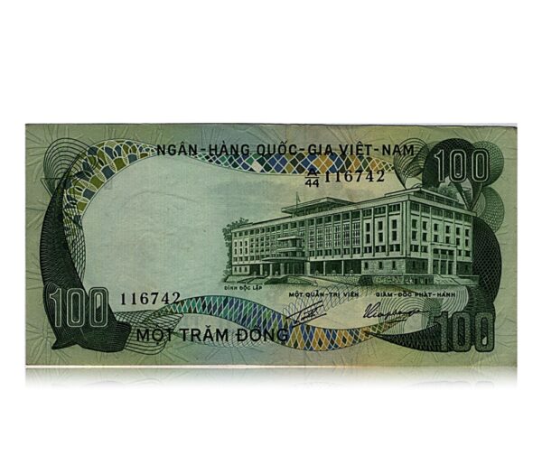 100 Dong UNC 1972 South Vietnam Bank Note