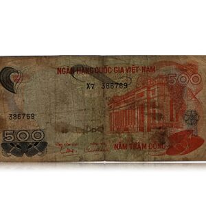 500 Dong 1970 South Vietnam Bank Note