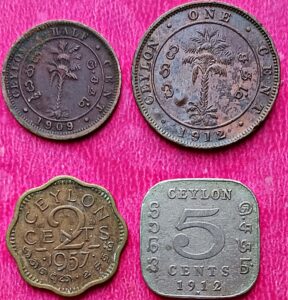 Ceylon half cents 1 2 5
