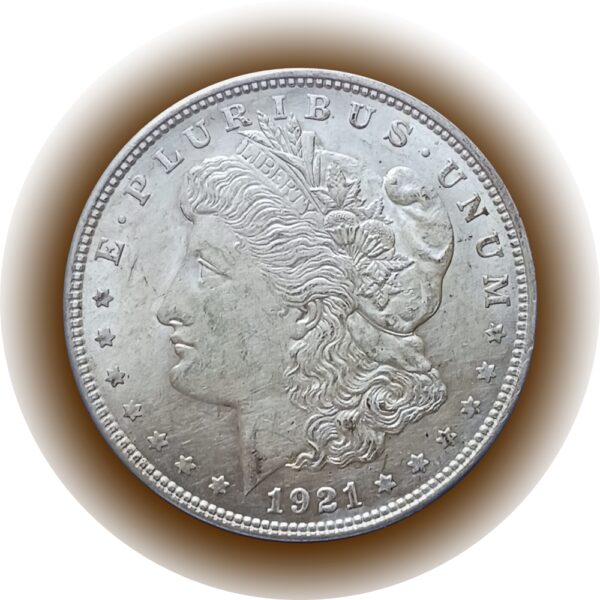 1921 Morgan Silver Dollar Original Luster Coin