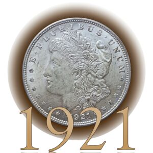 1921 United States Morgan Silver Dollar Philadelphia mint