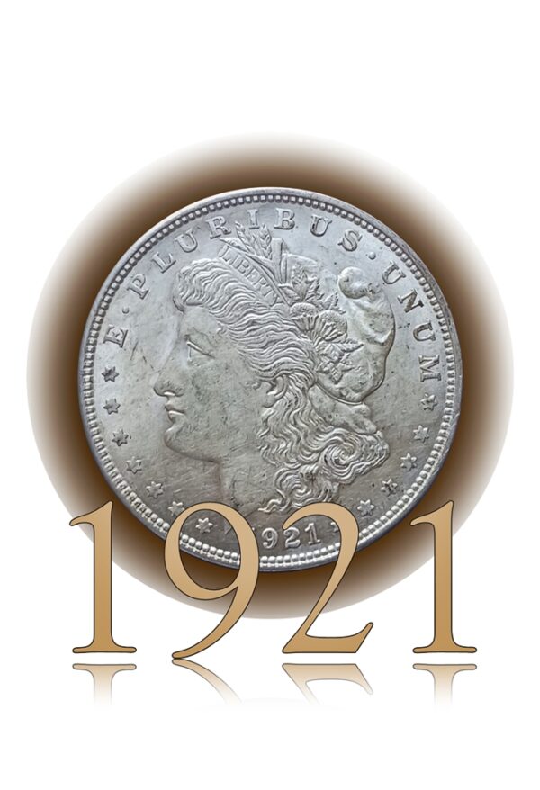1921 United States Morgan Silver Dollar Philadelphia mint
