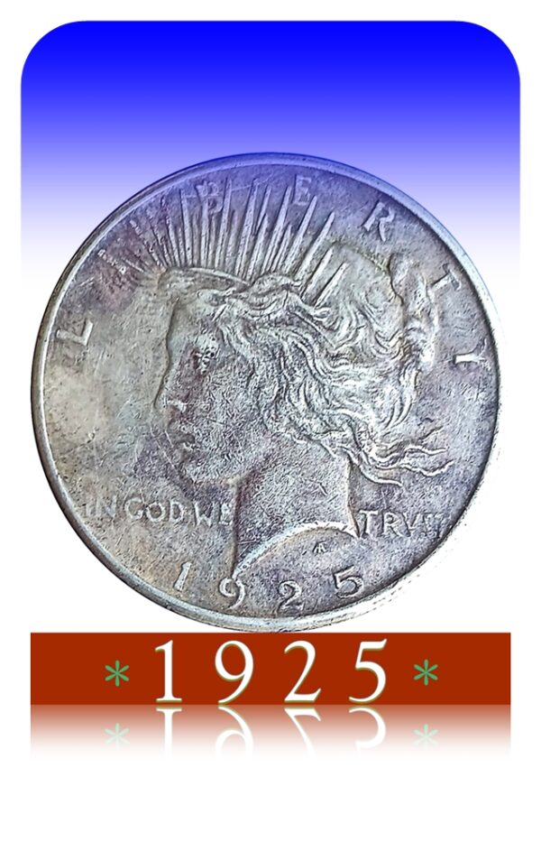 1925 United States Peace Silver Dollar Philadelphia mint with top grade