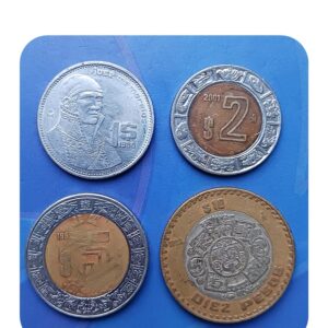 Mexico coins rare. 1,2,5,10